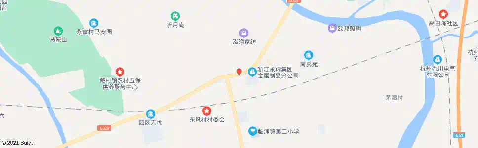 杭州浦南路口_公交站地图_杭州公交_妙搜公交查询2024