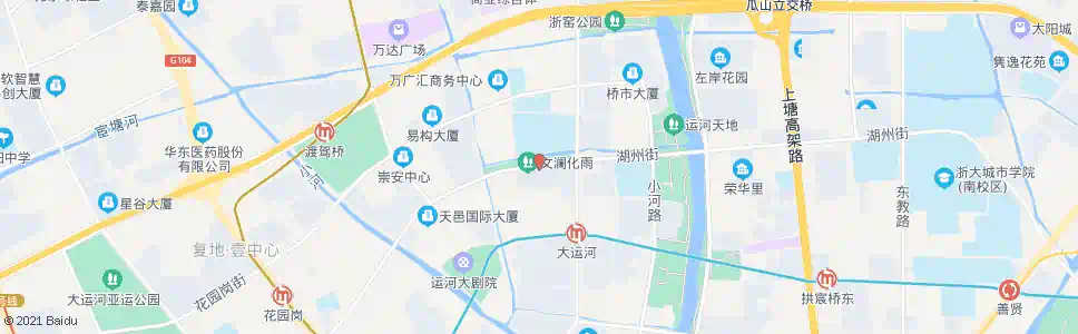 杭州水宫桥西_公交站地图_杭州公交_妙搜公交查询2024