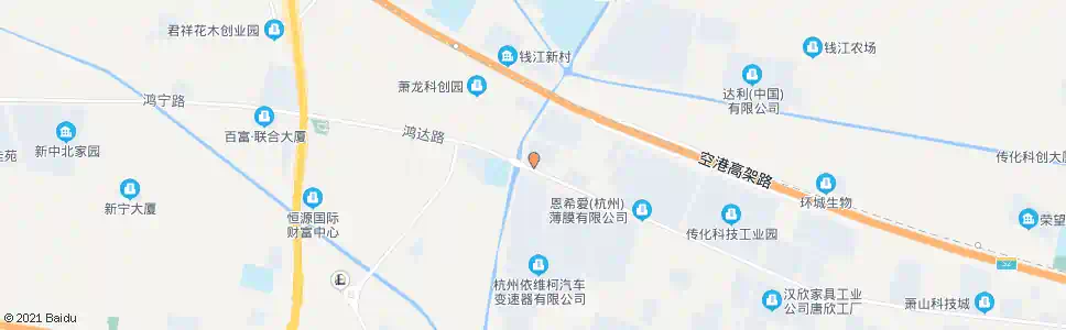 杭州钱江农场_公交站地图_杭州公交_妙搜公交查询2024