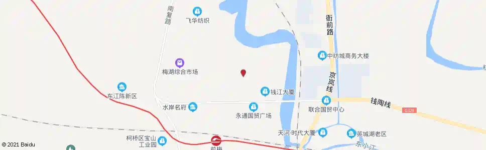 杭州东坂村_公交站地图_杭州公交_妙搜公交查询2024