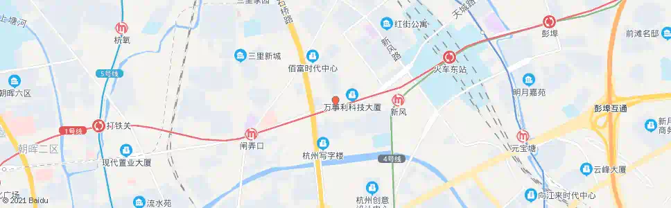 杭州天城路范家路口(BRT)_公交站地图_杭州公交_妙搜公交查询2024