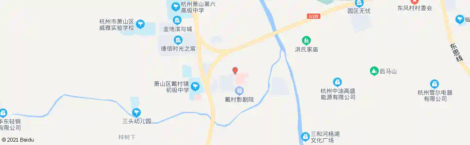 杭州戴村骨伤科医院_公交站地图_杭州公交_妙搜公交查询2024