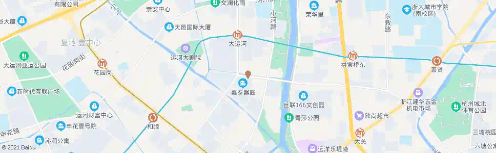 杭州登云路小河路口_公交站地图_杭州公交_妙搜公交查询2024