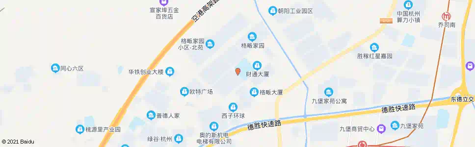 杭州九昌路九华路口_公交站地图_杭州公交_妙搜公交查询2024