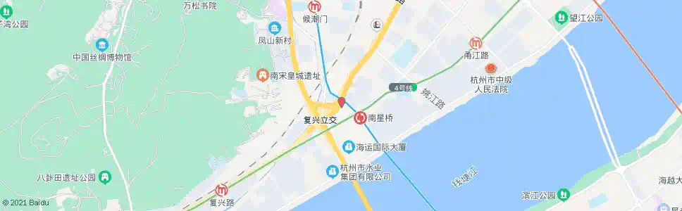 杭州三廊庙_公交站地图_杭州公交_妙搜公交查询2024