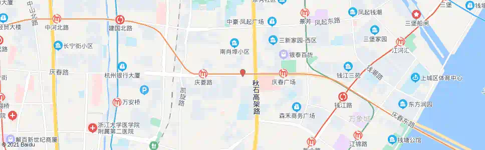 杭州庆春路红菱新村_公交站地图_杭州公交_妙搜公交查询2024