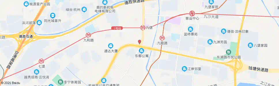 杭州东海加油站_公交站地图_杭州公交_妙搜公交查询2024