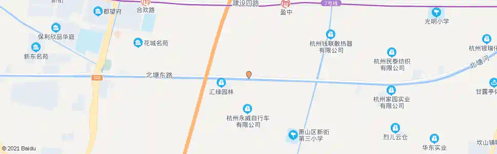 杭州双圩村_公交站地图_杭州公交_妙搜公交查询2024