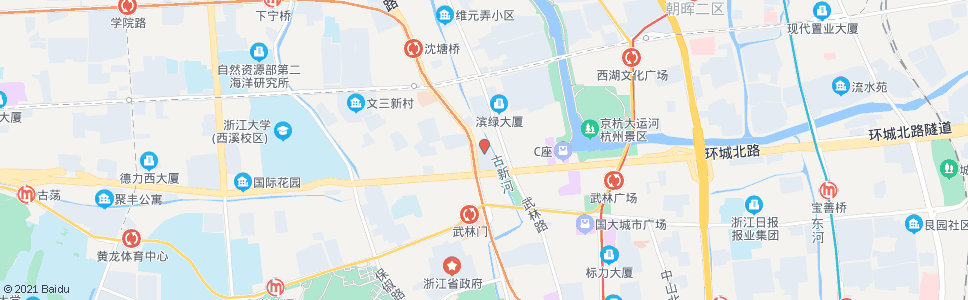 杭州东方学院_公交站地图_杭州公交_妙搜公交查询2024