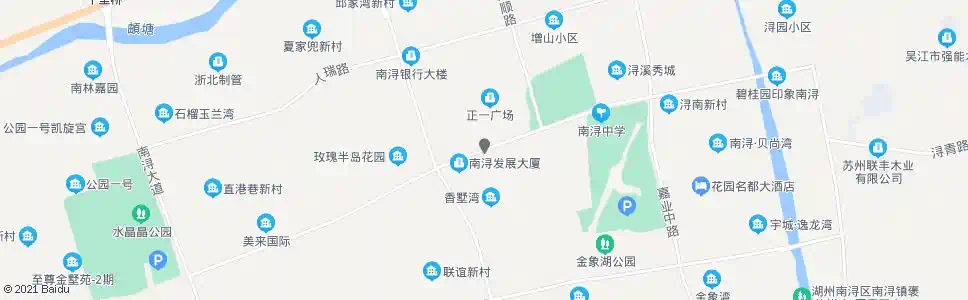 湖州滨河公园_公交站地图_湖州公交_妙搜公交查询2024