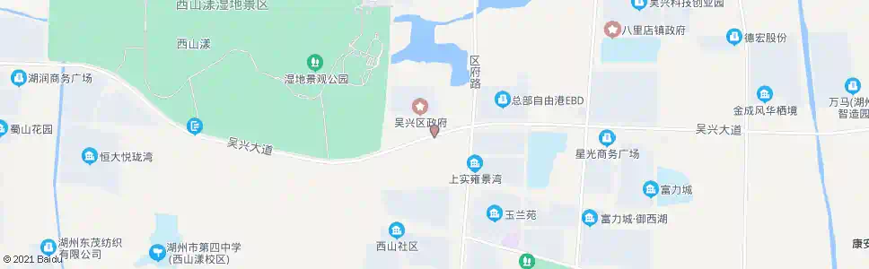 湖州吴兴区政府_公交站地图_湖州公交_妙搜公交查询2024