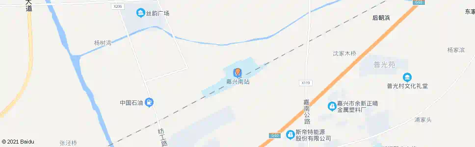 嘉兴火车浜_公交站地图_嘉兴公交_妙搜公交查询2024