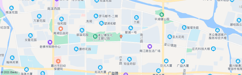 嘉兴庆丰路凌公塘路_公交站地图_嘉兴公交_妙搜公交查询2024