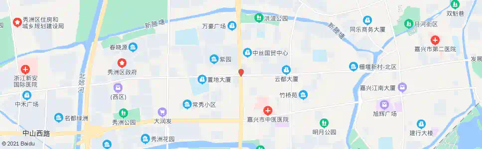 嘉兴洪兴路中环西路_公交站地图_嘉兴公交_妙搜公交查询2024