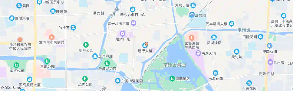 嘉兴建设银行_公交站地图_嘉兴公交_妙搜公交查询2024