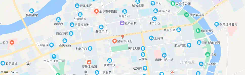 金华文化中心_公交站地图_金华公交_妙搜公交查询2024