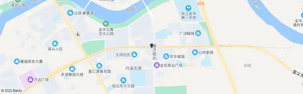 金华金东区检察院(市档案馆)_公交站地图_金华公交_妙搜公交查询2024