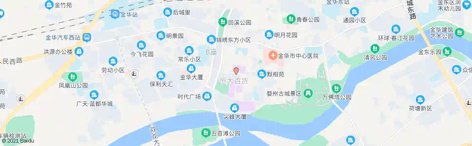 金华兰溪门_公交站地图_金华公交_妙搜公交查询2024