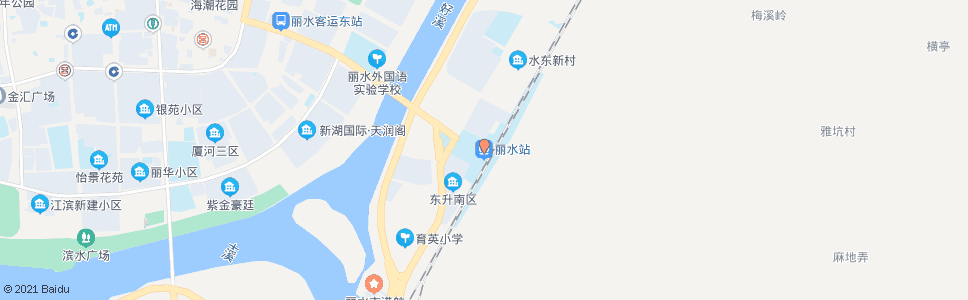 丽水火车站广场_公交站地图_丽水公交_妙搜公交查询2024