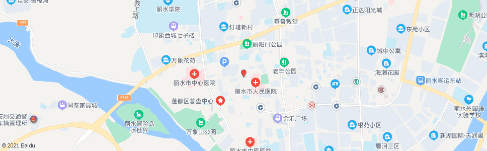 丽水百货大楼_公交站地图_丽水公交_妙搜公交查询2024