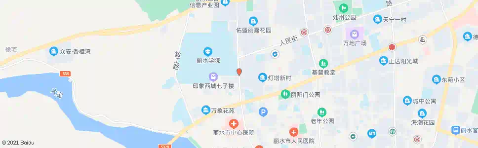 丽水区法院(丽水学院东)_公交站地图_丽水公交_妙搜公交查询2024