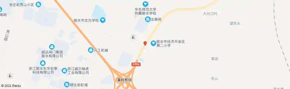 丽水高速路口_公交站地图_丽水公交_妙搜公交查询2024