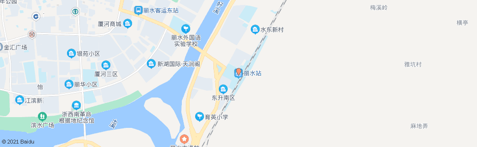 丽水栋村_公交站地图_丽水公交_妙搜公交查询2024