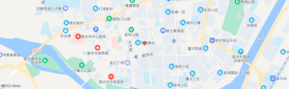 丽水花园路路口_公交站地图_丽水公交_妙搜公交查询2024