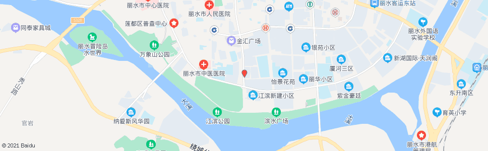 丽水现代广场(招呼站)_公交站地图_丽水公交_妙搜公交查询2024