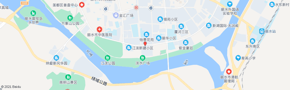 丽水怡景花园南_公交站地图_丽水公交_妙搜公交查询2024