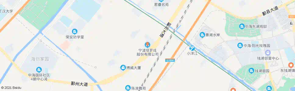 宁波培罗成集团_公交站地图_宁波公交_妙搜公交查询2024