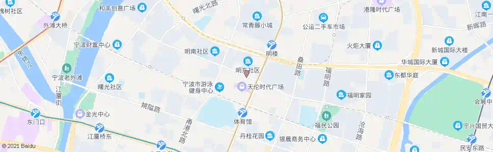 宁波明楼公园_公交站地图_宁波公交_妙搜公交查询2024