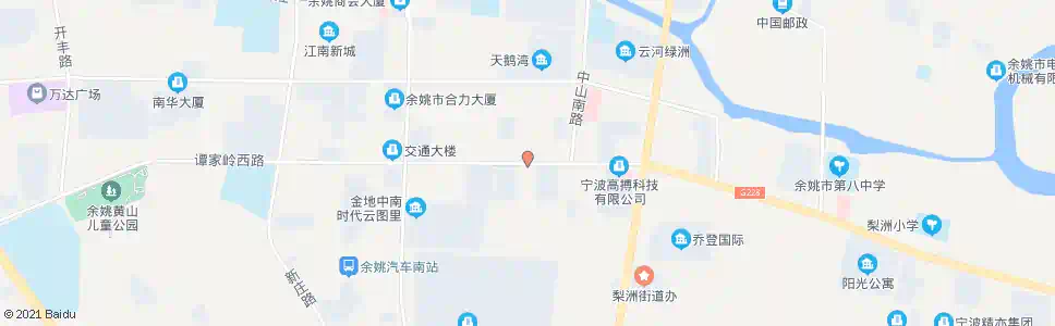 宁波谭家岭东路_公交站地图_宁波公交_妙搜公交查询2024