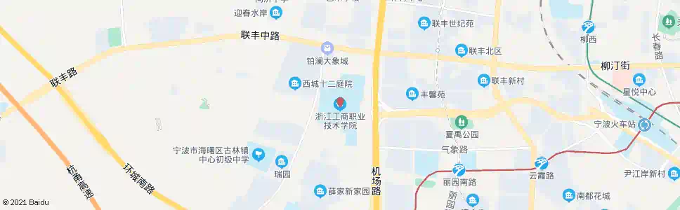 宁波浙江工商职业技术学院_公交站地图_宁波公交_妙搜公交查询2024