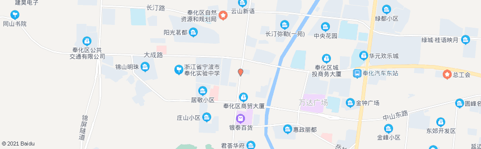 宁波市府北大院_公交站地图_宁波公交_妙搜公交查询2024