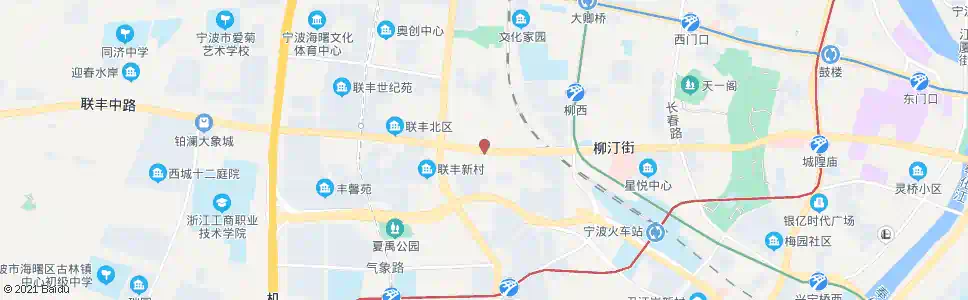 宁波柳汀立交桥西_公交站地图_宁波公交_妙搜公交查询2024