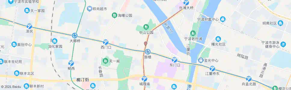 宁波府桥街_公交站地图_宁波公交_妙搜公交查询2024