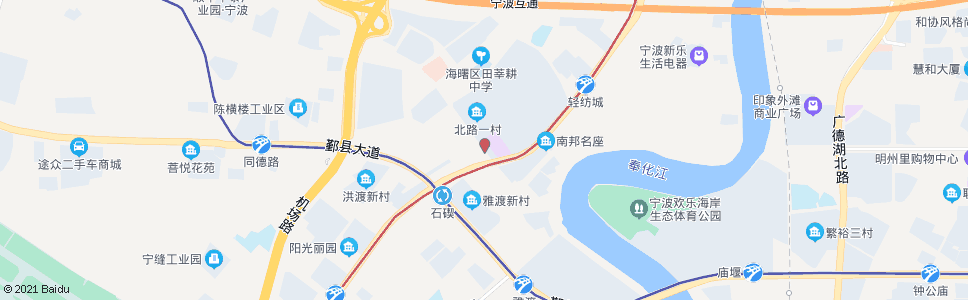 宁波石碶北路雅戈尔大道口_公交站地图_宁波公交_妙搜公交查询2024