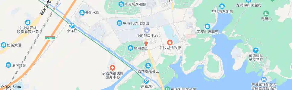 宁波钱湖新村_公交站地图_宁波公交_妙搜公交查询2024