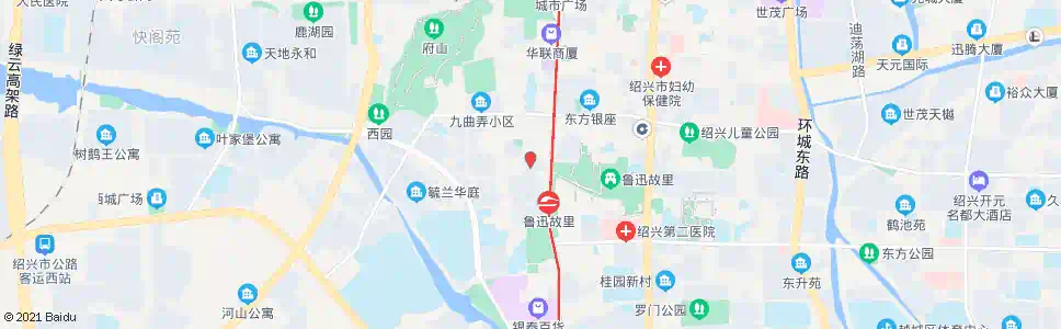 绍兴地税局_公交站地图_绍兴公交_妙搜公交查询2024