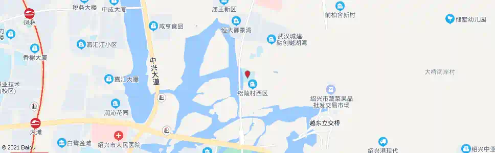 绍兴东湖镇中心小学_公交站地图_绍兴公交_妙搜公交查询2024