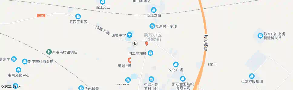 绍兴墟北村委_公交站地图_绍兴公交_妙搜公交查询2024