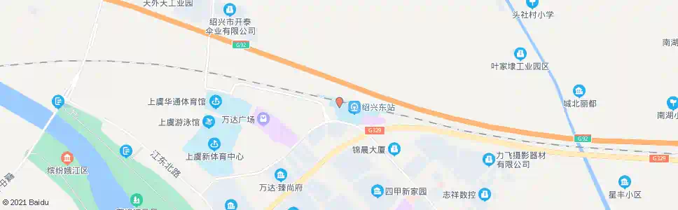 绍兴区公交湖东站_公交站地图_绍兴公交_妙搜公交查询2024