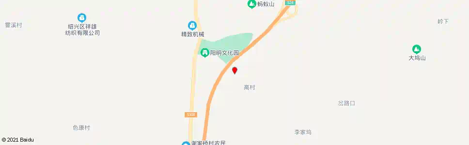 绍兴仙暇山庄_公交站地图_绍兴公交_妙搜公交查询2024