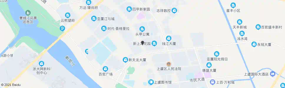 绍兴新上海花园(西)_公交站地图_绍兴公交_妙搜公交查询2024