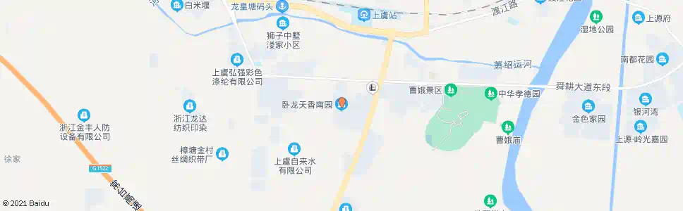 绍兴卧龙天香南园_公交站地图_绍兴公交_妙搜公交查询2024