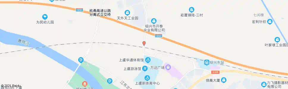 绍兴内五甲村_公交站地图_绍兴公交_妙搜公交查询2024