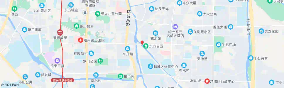 绍兴渡东桥_公交站地图_绍兴公交_妙搜公交查询2024