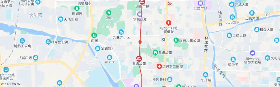 绍兴鲁迅路口_公交站地图_绍兴公交_妙搜公交查询2024