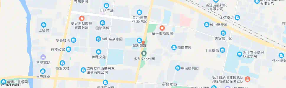 绍兴瑞禾明庭_公交站地图_绍兴公交_妙搜公交查询2024